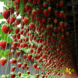 Клубника ампельная Анастасия купить по цене от 370р. в интернет-магазине «Посадика» с доставкой почтой в в Печорые и по всей России – [изображение №1].